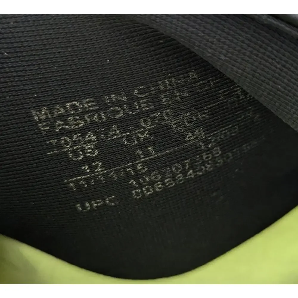 Mens Nike Benassi Solarsoft Black Volt Yellow Slide Sandals 705474-070 Size 12